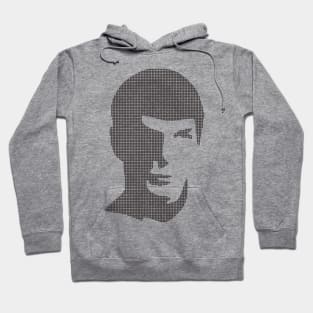 Illustration Of Cristiano Ronaldo Face Hoodie